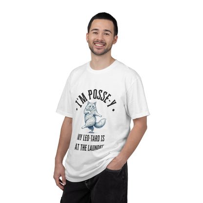 Comfort Colors 1717 I'm Posse-y My Leo-tard is at The Laundry T-Shirt | Heavyweight Garment-Dyed Cotton | Funny Dance Humor