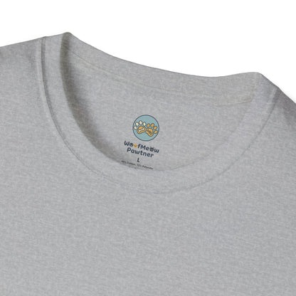 Cat Coffee Review T-Shirt — Relaxed Cat with Headphones & 5-Star Latte Tee | Gildan Softstyle 64000 Premium Tee