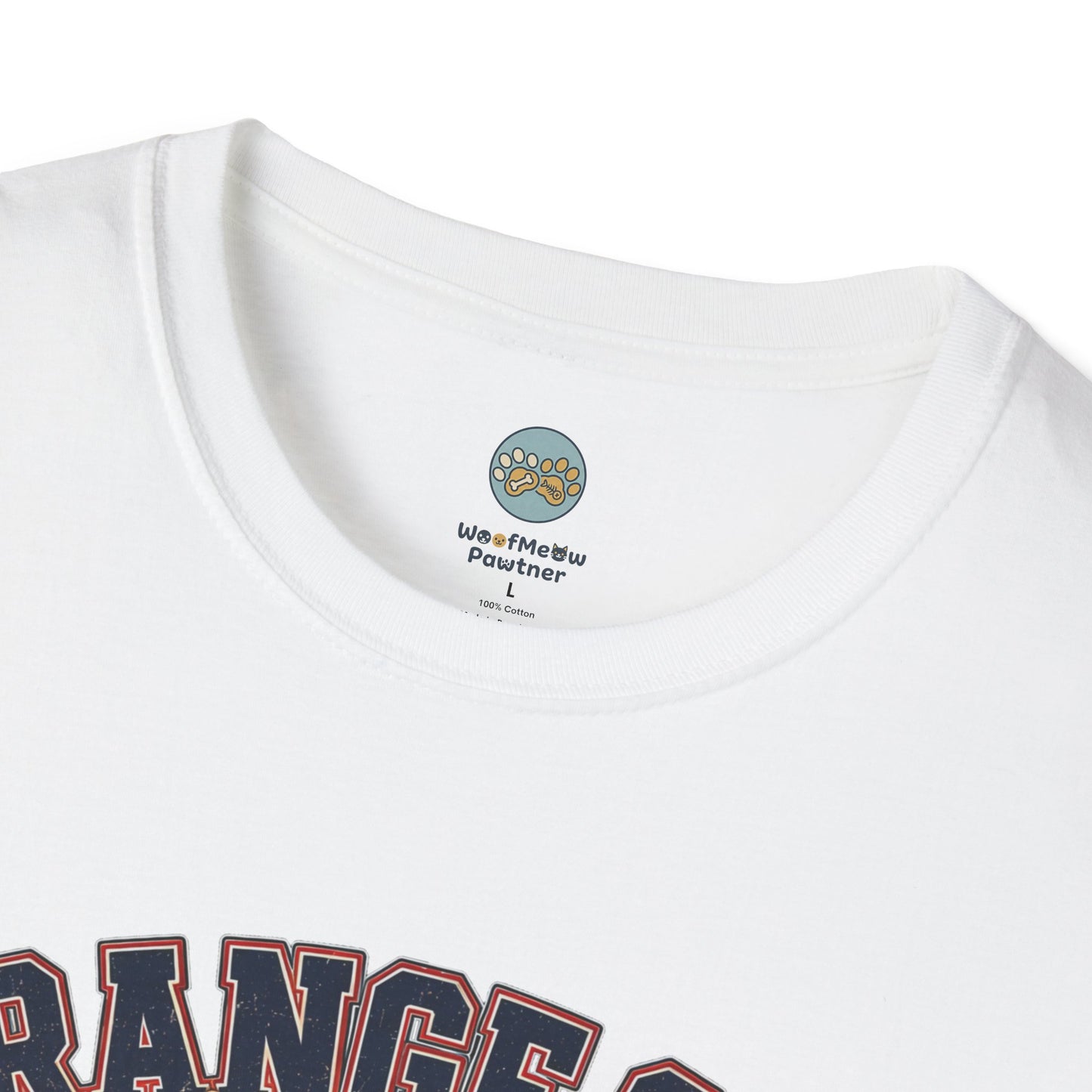 Orange Cat Freedom Club T-Shirt | One Brain Cell No Rude All Freedom | Gildan Softstyle 64000