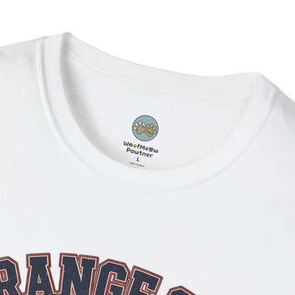 Orange Cat Freedom Club T-Shirt | One Brain Cell No Rude All Freedom | Gildan Softstyle 64000