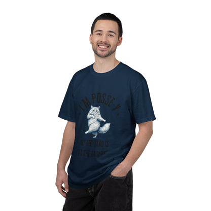 Comfort Colors 1717 I'm Posse-y My Leo-tard is at The Laundry T-Shirt | Heavyweight Garment-Dyed Cotton | Funny Dance Humor