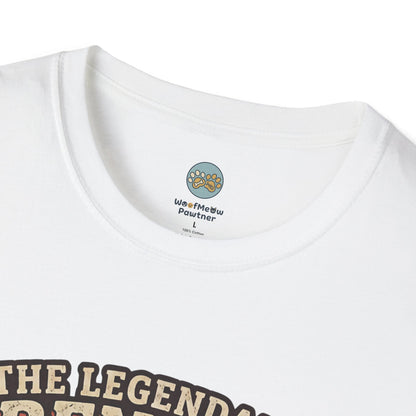 The Legendary Frenchie Vintage Bootleg T-Shirt | French Bulldog Bad to the Bone | Gildan Softstyle 64000 Premium Tee