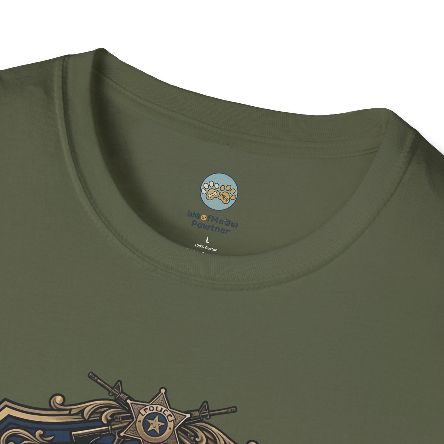 German Shepherd T-Shirt | K9 Unit Est. 1908 - Hero Police Dog Design for GSD Lovers | Gildan Softstyle 64000 Premium Tee