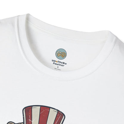 French Bulldog 4th of July Shirt | America 250 - I Want You To Celebrate Frenchie Design | Gildan Softstyle 64000