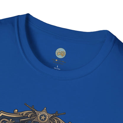 German Shepherd T-Shirt | K9 Unit Est. 1908 - Hero Police Dog Design for GSD Lovers | Gildan Softstyle 64000 Premium Tee