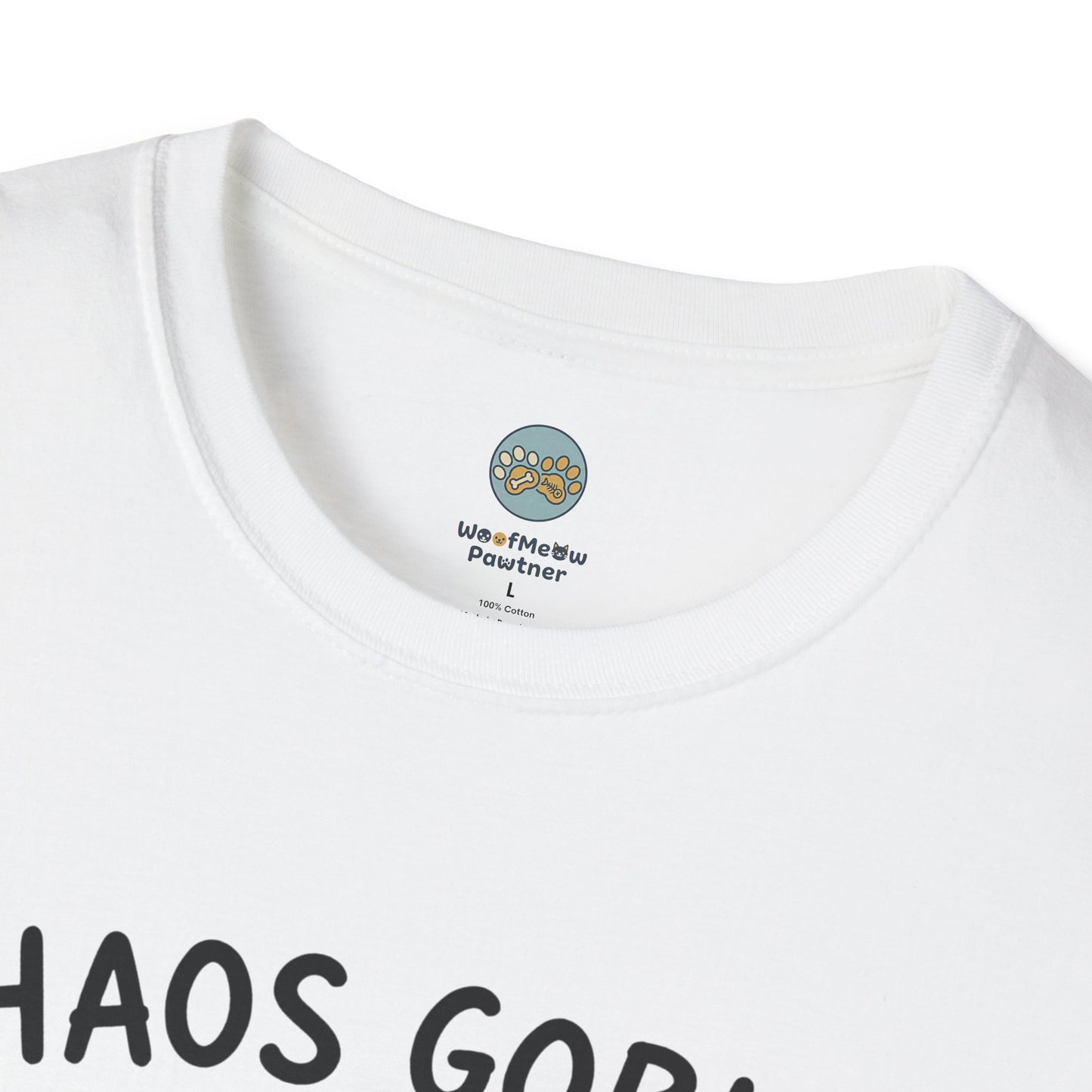 Chaos Goblin In Training T-Shirt | French Bulldog Destroying Pillow | Gildan Softstyle 64000