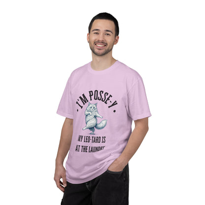 Comfort Colors 1717 I'm Posse-y My Leo-tard is at The Laundry T-Shirt | Heavyweight Garment-Dyed Cotton | Funny Dance Humor