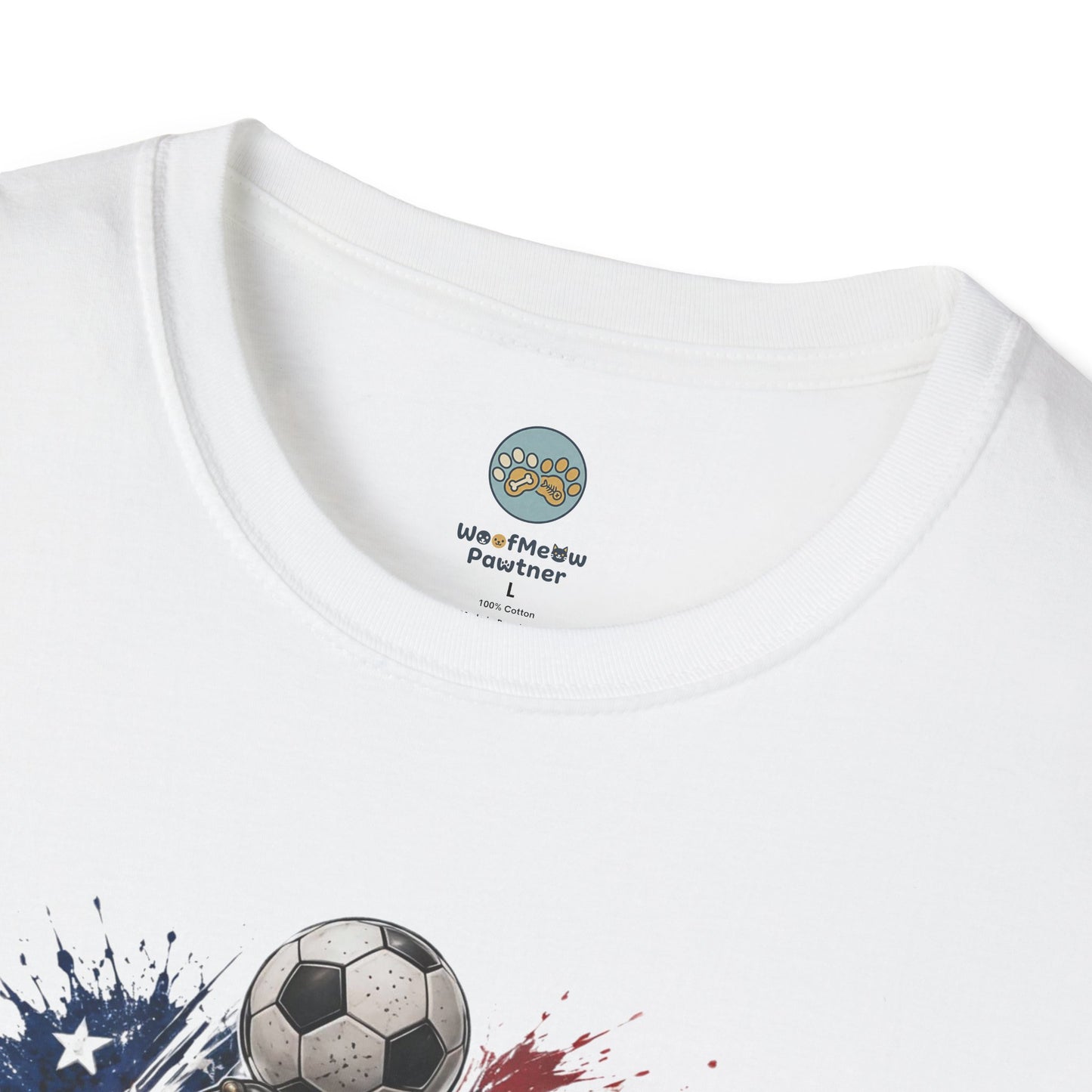 Chubby But Deadly Soccer 2026 T-Shirt | French Bulldog Goalkeeper World Cup | Gildan Softstyle 64000