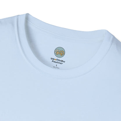 Cat Coffee Review T-Shirt — Relaxed Cat with Headphones & 5-Star Latte Tee | Gildan Softstyle 64000 Premium Tee