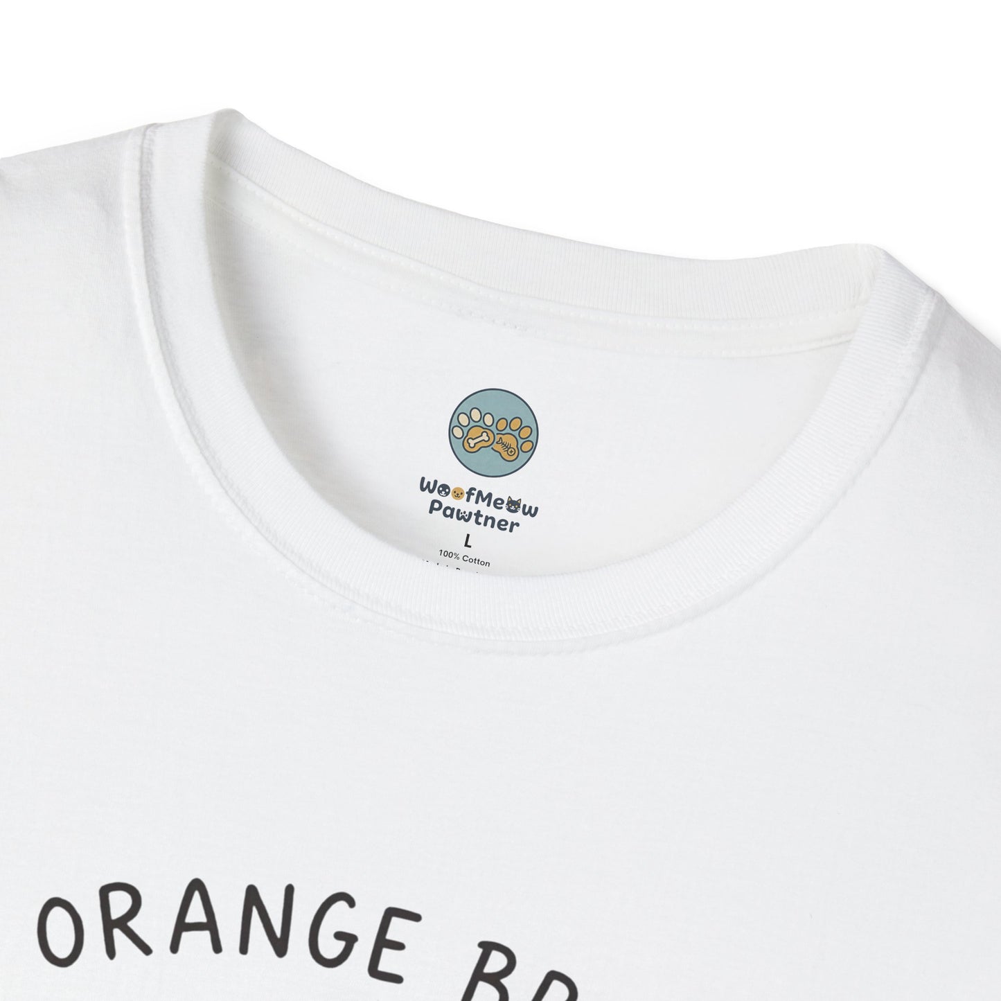 One Orange Braincell It's Not My Turn T-Shirt | Orange Cat Meme | Gildan Softstyle 64000