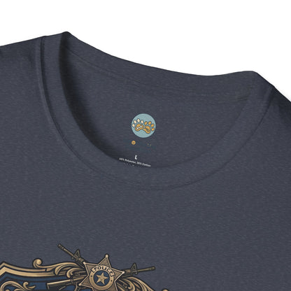 German Shepherd T-Shirt | K9 Unit Est. 1908 - Hero Police Dog Design for GSD Lovers | Gildan Softstyle 64000 Premium Tee